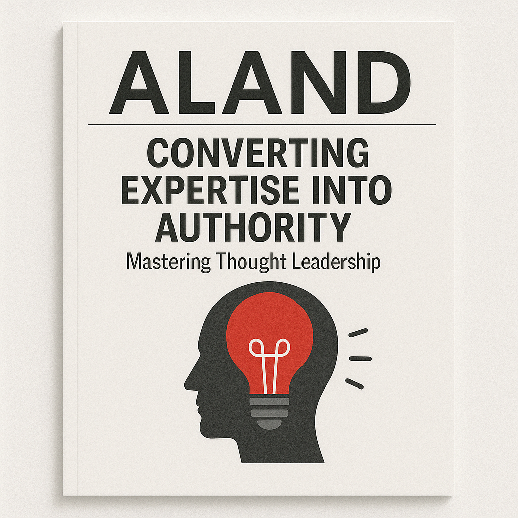 Converting Expertise into Authority - Thought Leadership by Dr. Pooyan Ghamari